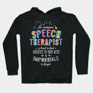 An awesome Speech Therapist Gift Idea - Impossible to Forget Quote Hoodie